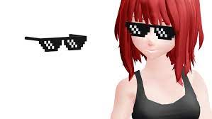 Mmd Mlg Glasses Download By Pmxsenpai Deviantart Com On Deviantart Model Glasses Download
