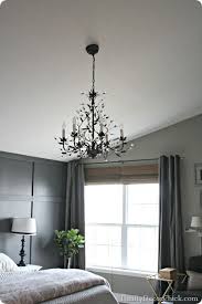 Updated 80 S Light Fixture Master Bedroom Chandelier Light Fixtures Master Bedrooms Decor