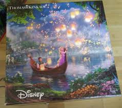 A bonus poster of the puzzle image is included. Thomas Kinkade Disney Tangled Posted By Zoey Peltier