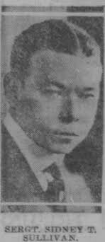 Sergeant Sidney Thomas Sullivan, Chicago Police Department, Illinois