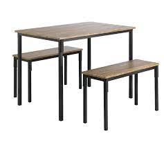 Best kitchen dining table with bench sets. Buy Argos Home Bolitzo Oak Effect Dining Table 2 Benches Space Saving Dining Sets Argos Table And Bench Set Argos Home Narrow Dining Tables