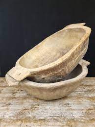 Wooden bowls can be used for all styles of decorations. Extra Large Vintage Wooden Dough Bowl Dandy Lion