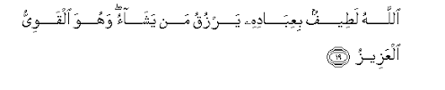 Whoso disbelieveth the revelations of allah (will find. Islamicity Org Ash Shura The Consultation 42 19
