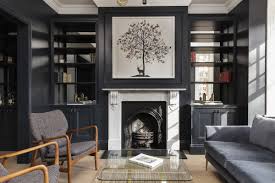 May 04, 2020 · i find that a modern farmhouse is all about keeping it bright and airy and really using texture, says davis. 9 Gorgeous Living Rooms With Dark Walls Houzz Uk