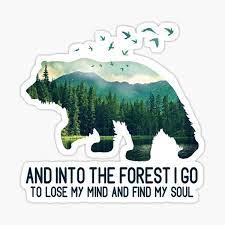 Check spelling or type a new query. Sticker Into The Forest I Go To Lose My Mind And Find My Soul Redbubble