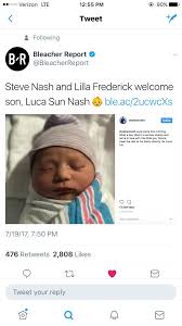 Together they have twin daughters, lola and bella, born in 2004. Steve Nash Names Newborn Son Luca Sun Nash Phx Sun Forever Suns