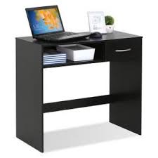 Furinno Modern Simplistic Espresso Criss Crossed Study Desk 16047ex The Home Depot Desk With Drawers Furinno Computer Desk With Shelves