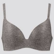 Women Beauty Light Wireless Bra Heather Uniqlo Us