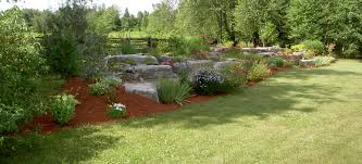 Beautiful Raised Garden With Random Armour Stone Placed Stone Landscaping Garden Pool Outdoor