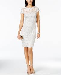 Tadashi Shoji Cap Sleeve Embroidered Sheath Dress Dresses Women Macy S Womens Dresses Dresses Pretty Outfits