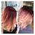 Rose Gold Ombre Red Ombre Short Hair