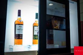 The Macallan Interactive Sliding Transparent Display Interactive Media Interactive Digital Signage