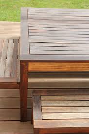 Renover Une Table De Jardin En Bois Merci Pour Le Chocolat Table De Jardin Bois Meubles De Jardin En Bois Table De Jardin
