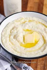 How To Make Grits Creamy Delicious Spend With Pennies Recipe In 2021 How To Cook Grits Creamy Grits Grits Recipe