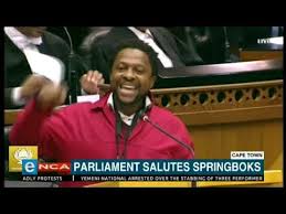 In 2002 the younger mbuyiseni ndlozi was awarded young communicators award. Eff S Mbuyiseni Ndlozi Lashes Out At Springboks Youtube