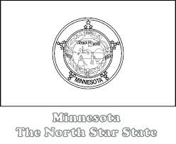 40+ state flag coloring pages for printing and coloring. Large Printable Minnesota State Flag To Color From Netstate Com