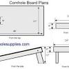 Regulation corn board hole dimensions. 3