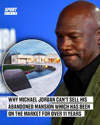 🤯 9 bedrooms, 15 bathrooms, a regulation-size indoor basketball court, a  library, a wet bar and the original doors from the Playboy mansion 🤔  Michael Jordan's abandoned mansion has been