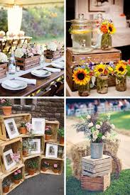 Vielle cagette en bois pour mariage. Cagettes En Bois Pour Centre De Table