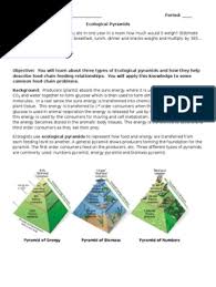 © © all rights reserved. Ecological Pyramids Pdf