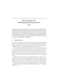 It contains an internal counter indicating the number of resources. The Nucleus Of A Multiprogramming System Per Brinch Hansen