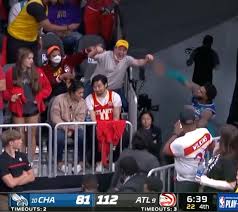 Miles Bridges threw his mouthguard...