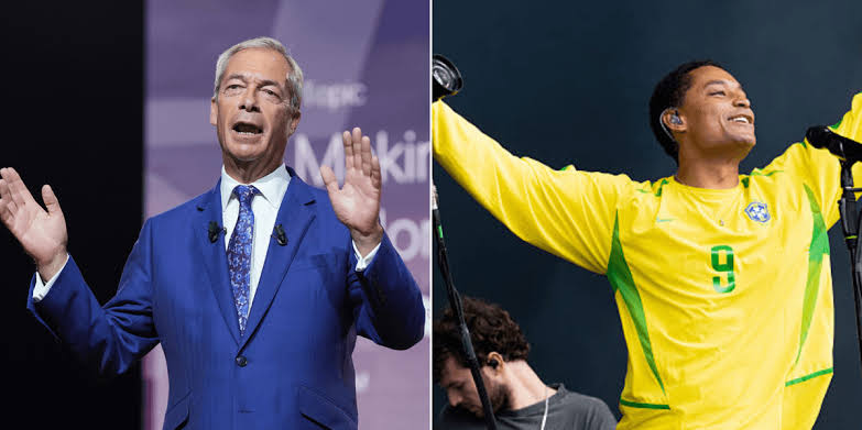 BBC sparks fury after broadcasting 'uplifting' hip-hop star rapping 'f***  Nigel Farage' during Reading Festival set