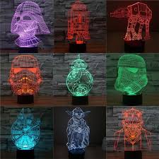 Star Wars 3d Led Night Light Star Wars Night Light Star Wars Room Star Wars Decor