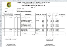 Dengan hormat, berdasarkan surat penawaran barang yang dilakukan pt sesuai selera pada kami pt. Format Surat Permintaan Pencatatan Asset Tetap