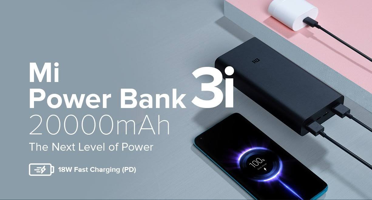 Mi Power Bank 3i 20000mAh | 18W Fast PD Charging | product image