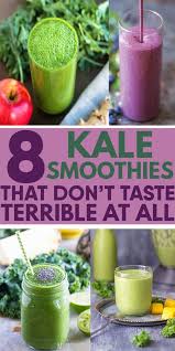 Kale Smoothie Recipes Kale Smoothie Recipes Kale Smoothie Healthy Drinks Detox