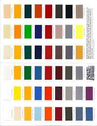 69 Comprehensive Federal Paint Color Chart