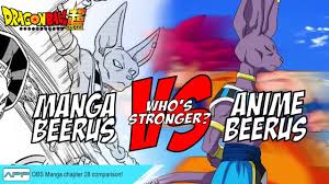 Also make it so that you can. Dragon Ball Super Manga Chapter 28 Beerus Vs Beerus Who Is Stronger Youtube