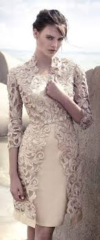 Beautiful Lace Coat Dress Would Love One That Fell Just Below My Knees Mothers Dresses Evening Dresses Elegant Dresses