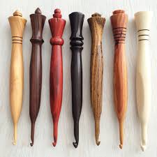 Bqueen Collection Set Of Custom Ergonomic Wood Crochet Hooks Wood Crochet Hook Crochet Hooks Wooden Crochet Hooks