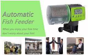 Digital Fish Food Dispenser For Aquarium Or Fish Tank Vacation Auto Betta Fish Battery Operated Feeder