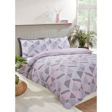 Geo Double Duvet Twin Pack Blush Single Duvet Geometric Bedding Interior Design Bedroom