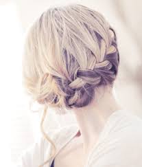 The hair texture is thick so that the hairstyle looks more prominent. Hair Tutorial Pretty Side French Braid Low Updo Love Maegan