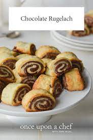 Chocolate Rugelach Once Upon A Chef Recipe Chocolate Rugelach Rugelach Recipe Jewish Recipes