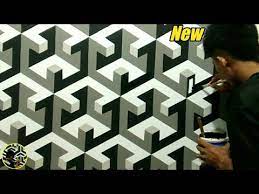  112 3d Wall Painting 3d Wall Decoration Cat Dinding Kreatif 3d 3d Wall Painting Design Youtube 3d Wall Painting Wall Paint Designs 3d Wall