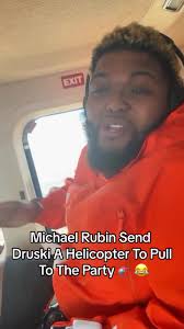Michael Rubin Sends Druski a Helicopter to Pull to the Party