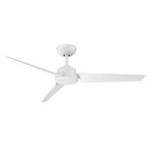 If you want to be counted as a large ceiling fan, you will need a blade span (diameter) of at least 52 inches (over 4 feet) or more. Modern White Cream Blades Ceiling Fans Allmodern