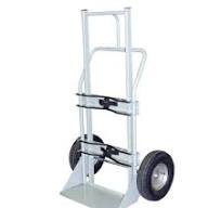 Justrite 1000 lb Cryogenic Single Cylinder Hand Truck, 16" Pneumatic