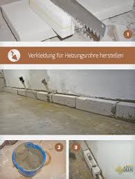 Verkleidung Fur Heizungsrohre Mit Porenbetonsteinen Herstellen Anleitung Tipps Vom Maurer Maurern Diybook At Heizungsrohre Rohre Verkleidung
