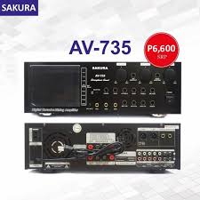 Kevler gx7, sakura av739 speaker: Sakura Av 735 700w X 2 Karaoke Mixing Amplifier Lazada Ph