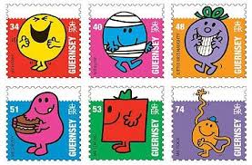 Remember These Cute Little Characters Mr Men And Little Miss Stamps In May 2008 Guernsey Issued Six Stamps Honoring T Stamp Image Stamp Stamp Design