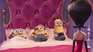 Bedroom, a place where you can rest after a long day's work or simply because you want to lie down and do nothing! Hd Wallpaper Movie Minions Bed Bob Minions Cute Kevin Minions Pink Wallpaper Flare
