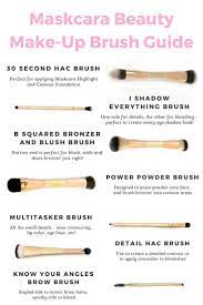 Maskcara Beauty Guide To Make Up Brushes How To Use Your Make Up Brushes For A Beautiful Flawless Finish Maskcara Beauty Maskcara Makeup Maskcara