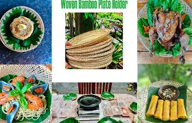 ( 3.0) out of 5 stars. Woven Bamboo Paper Plate Holder By Jetstore Made In Philippines