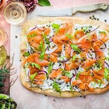 Smoked Salmon Breakfast Flatbread Recipe Smoked Salmon Breakfast Salmon Breakfast Smoked Salmon